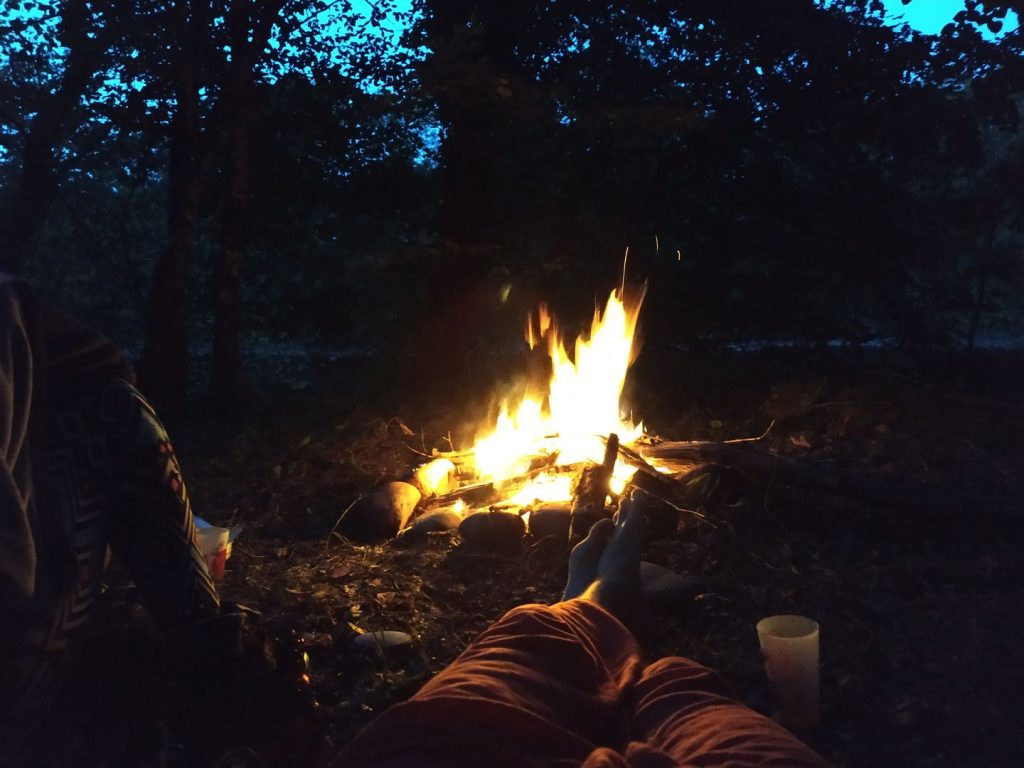 Brochettes au feu de bois