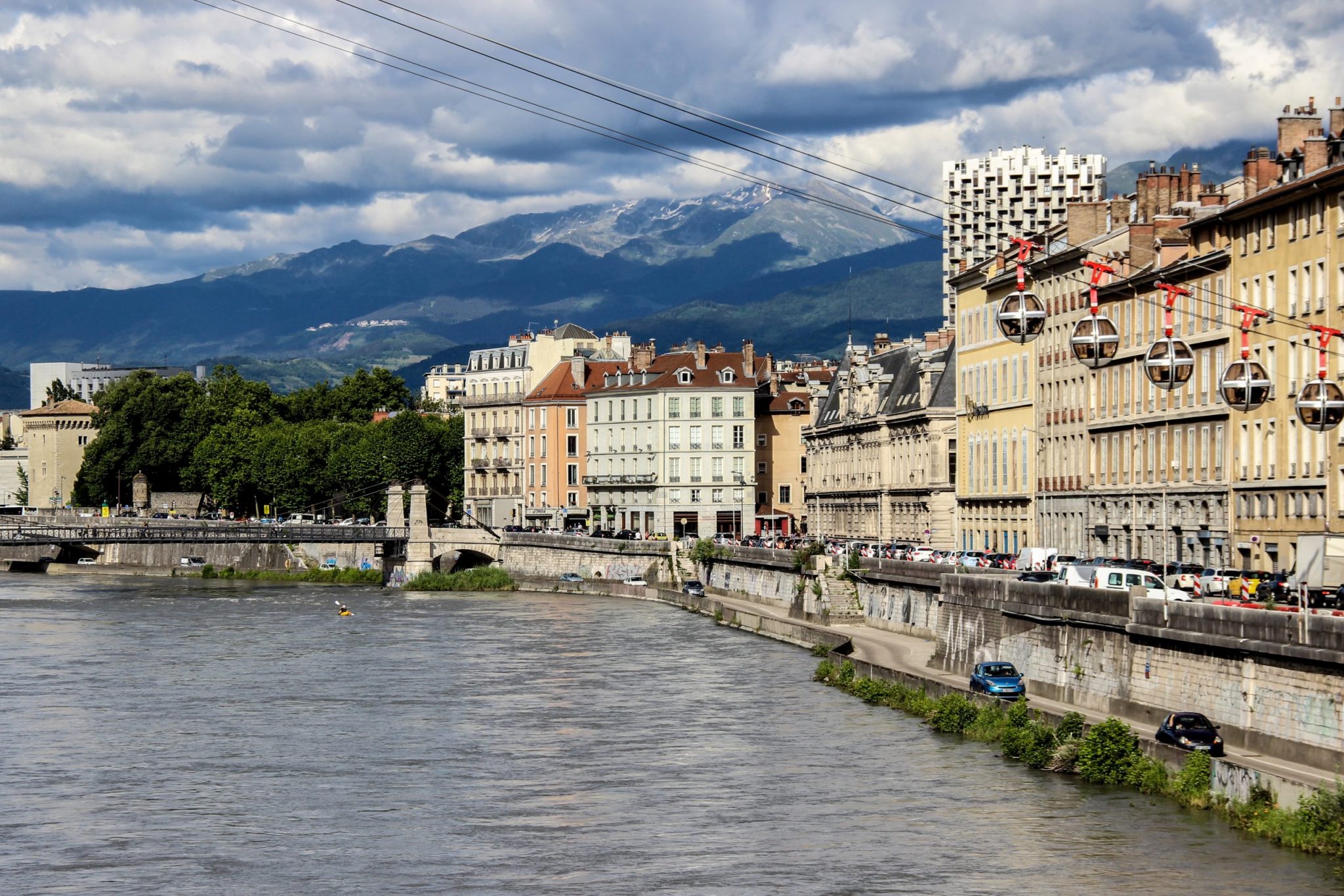 Packraft Mekong sur l'Isère dans Grenoble