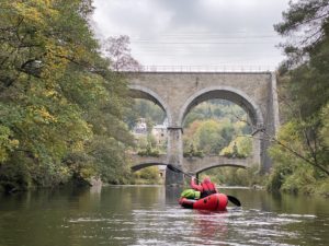 packraft mekong rouge et noir en belgique