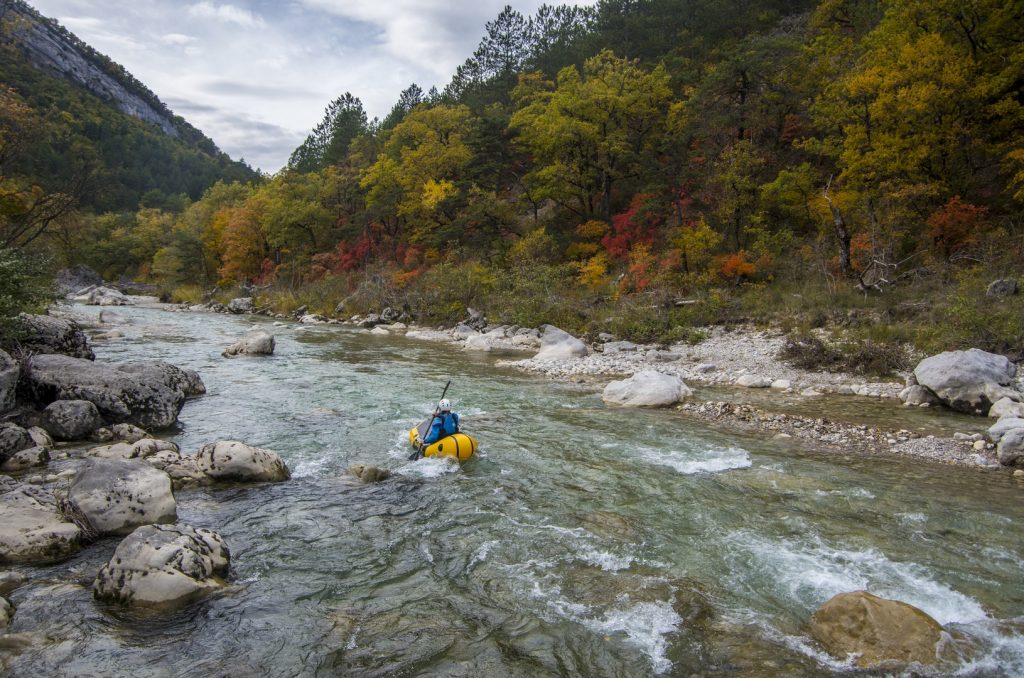 packraft couleurs automne drôme