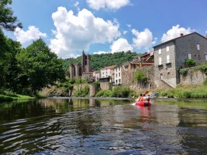 Packraft Mekong sur l'Allier à Lavoûte-Chilhac