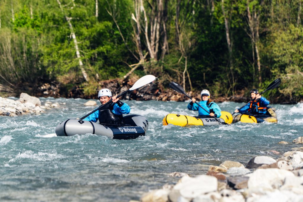 Descente du Drac en packraft Mekong