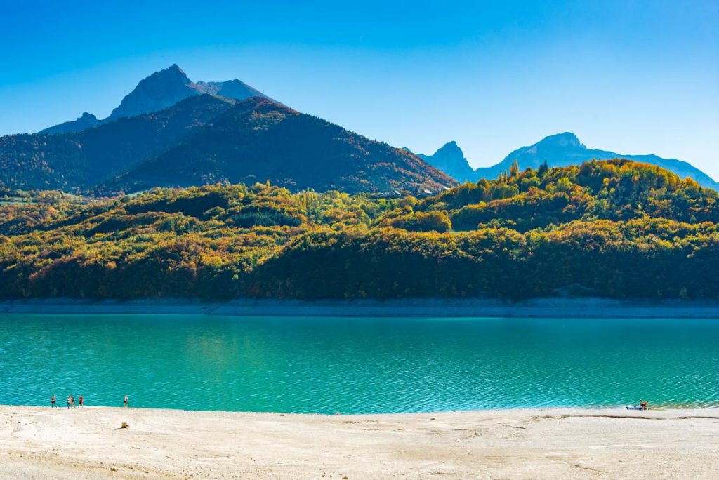 Lac de Sautet en packraft, Isère