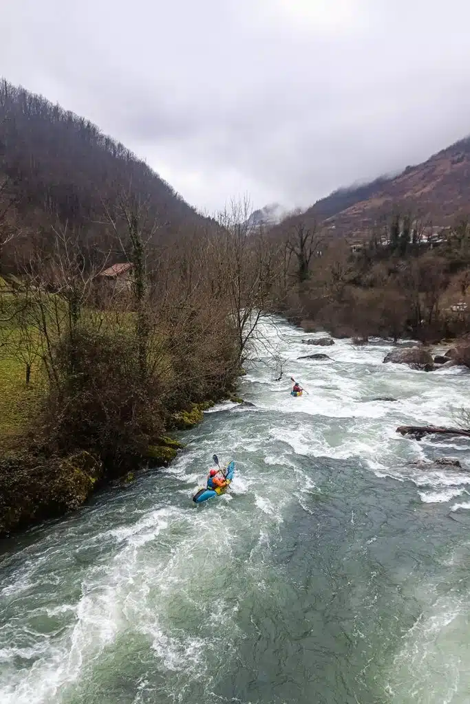 Eaux vive slalom la bourne Isère France