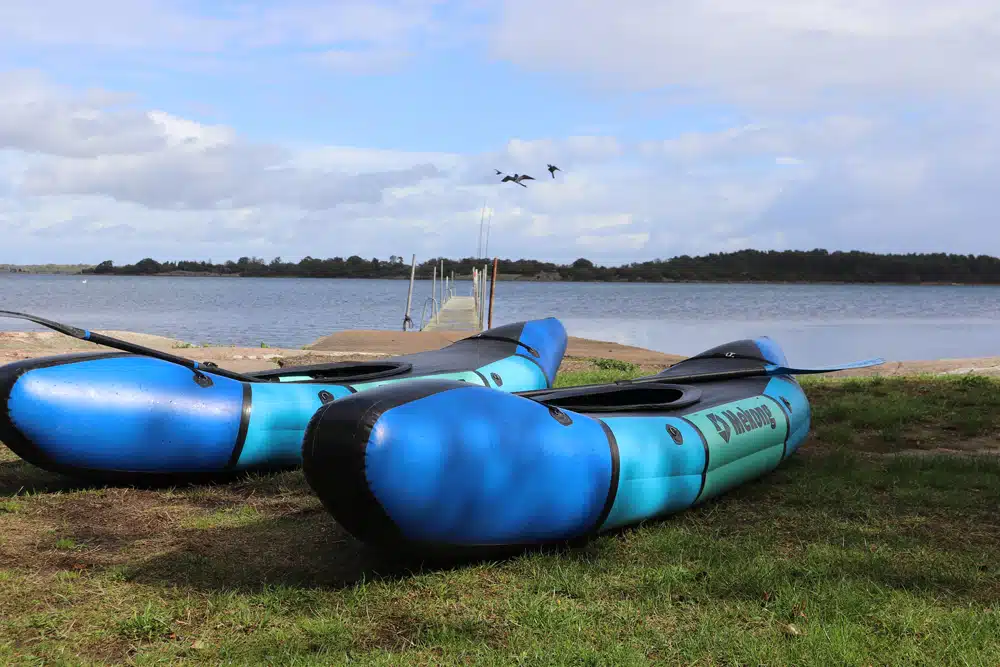Voyage en Suède avec le Davy Rockett, packraft Mekong
