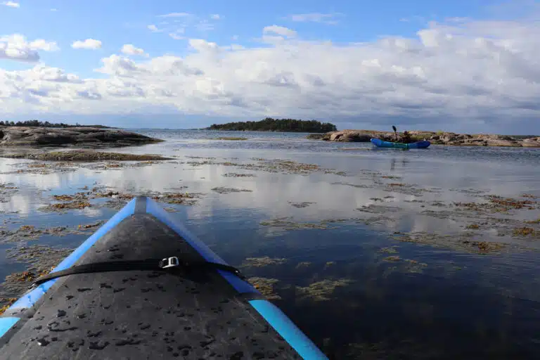 Voyage en bikeraft en Suède rivière Alstaren