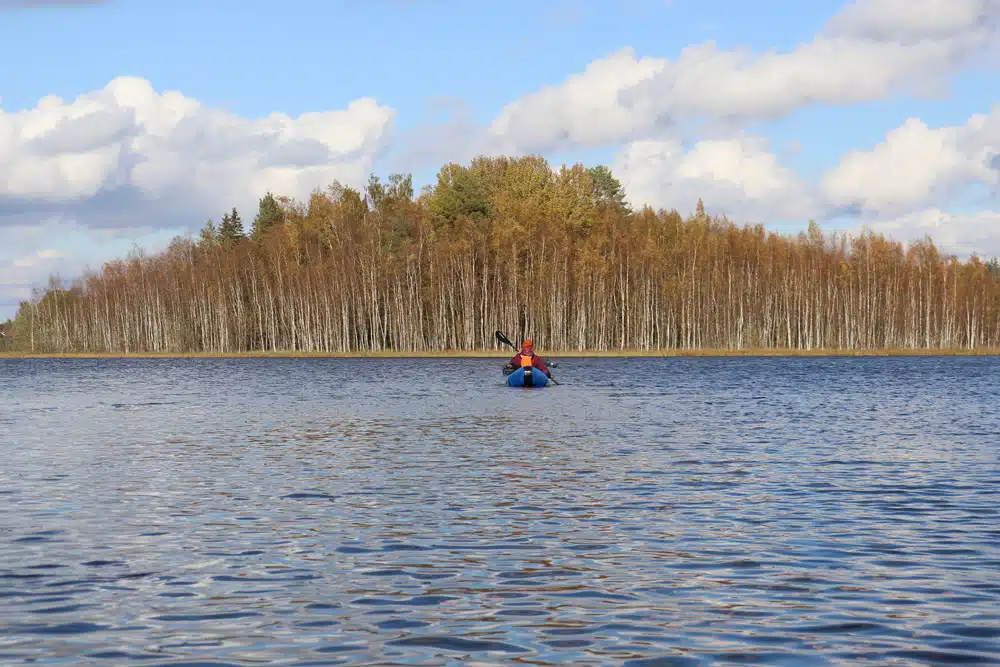 Voyage Suède en bikeraft rivière Alstaren