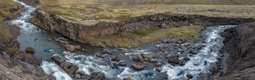 Mekong packrafts in Iceland