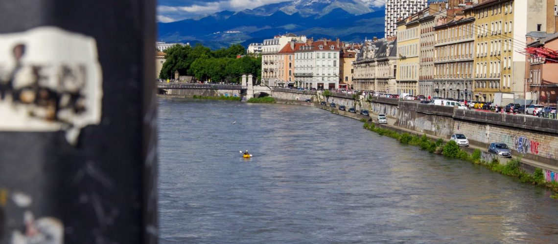 L'Isère en passant par Grenoble